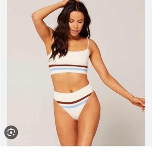 L*space two piece swimsuit .REN Top size L.Wilson bottom size M